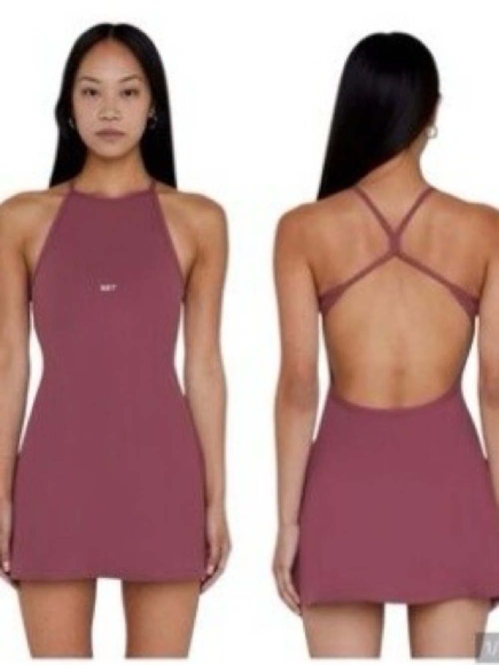 SET Active Deep Maroon Sport body Dress